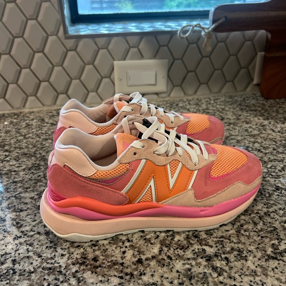 New Balance Shoes - Viral Pink and orange sold out new balance sneakers